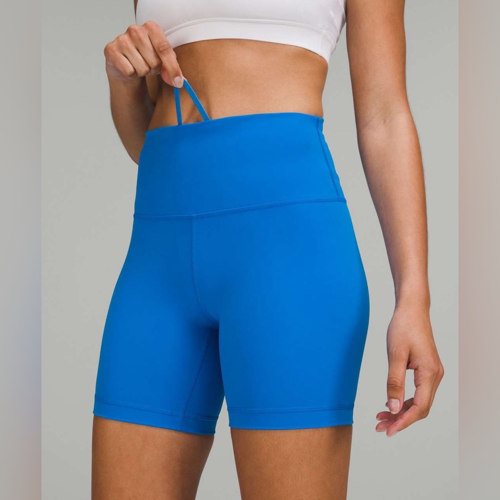 Lululemon Wunder Train High-Rise Short 6” in Poolside
